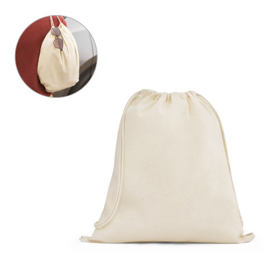 DAHAB. 100 cotton drawstring bag (140 g/m²)